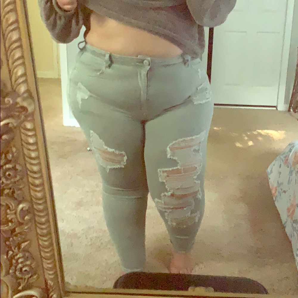Green Ae jeans size 18